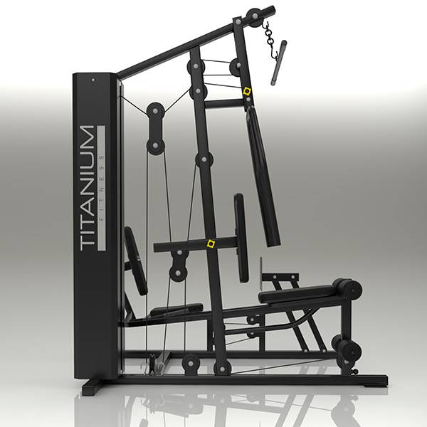 Multiestação Titanium Fitness GC57 com Leg Press
